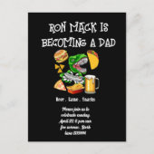 ビールベビーシャワーダドシェルパーティの招待状 ポストカード (正面)