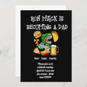 ビールベビーシャワーダドシェルパーティー 招待状 (正面/裏面)