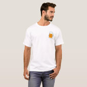 ビールベンジャミン・フランクリン-引用文 Tシャツ (正面フル)