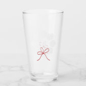 ビールホップクリスマスモノグラムビールグラス タンブラーグラス (裏面)