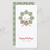 ビールホップスクリスマスカード (正面/裏面)