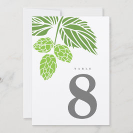 ビールホップ素朴表番号 招待状