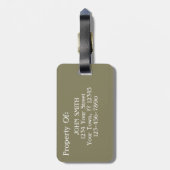 ビールホップ醸造所ホームブリューホップヘッド ラゲッジタグ (裏面縦)