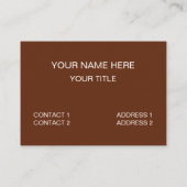 ビールボトルおもしろいビール 名刺 (裏面)