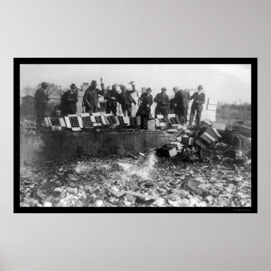 ビールボトルの破棄禁止1923 ポスター (正面)