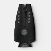 ビールボトルキャップグレー2 ボトルクーラー (裏面)