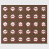 ビールボトルキャップ ラッピングペーパー (フラット)