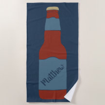 ビールボトルグラフィックパーソナライズされた