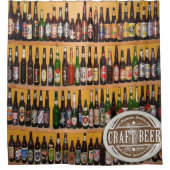 ビールボトルシャワーカーテン シャワーカーテン (正面)