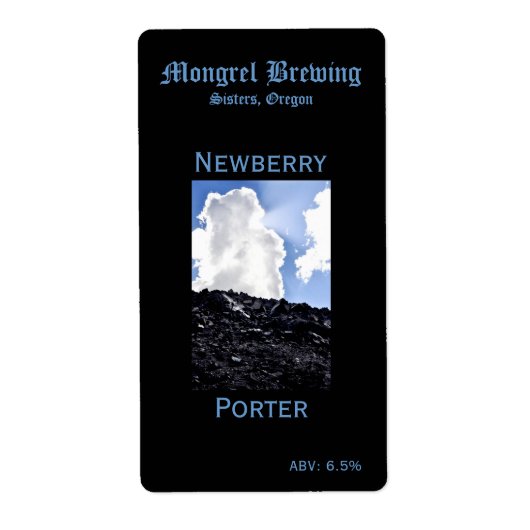 ビールボトルラベル ラベル (正面)