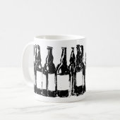 ビールボトル コーヒーマグカップ (正面左)