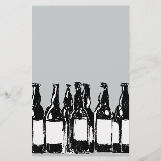 ビールボトル 便箋 (正面)