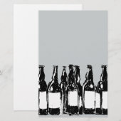 ビールボトル 便箋 (正面/裏面)