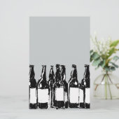 ビールボトル 便箋 (スタンド正面)
