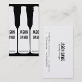 ビールボトル(金色) 名刺 (正面/裏面)