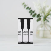 ビールボトル(金色) 名刺 (スタンド正面)