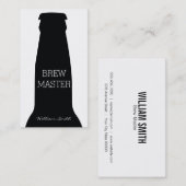 ビールボトル(黒) 名刺 (正面/裏面)