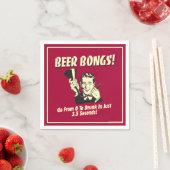 ビールボング： 0から3飲.5へ スタンダードカクテルナプキン (インサイチュ)