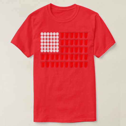 ビールボンテーブル飲みゲーム Tシャツ (デザイン正面)