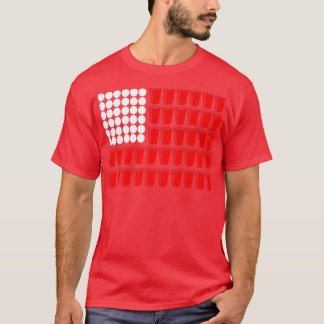 ビールボンテーブル飲みゲーム Tシャツ