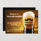 ビールボーイズナイトアウトバチェラーズパーティの招待状 招待状 (正面/裏面)