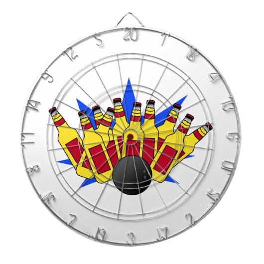 ビールボーリング ダーツボード (正面)