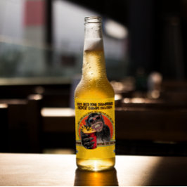 ビールポカスタマイズンチャンプスチンパンジー ビールラベル