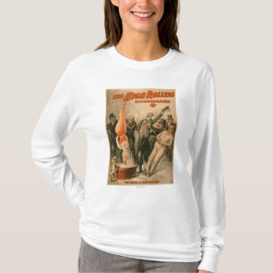 ビールポスターのRollersDunkingの高い女性 Tシャツ