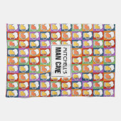 ビールポップアートのカスタムな写字生書体タオル キッチンタオル (横)