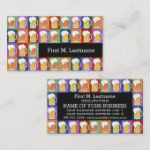 ビールポップアートのカスタムな名刺 名刺 (正面/裏面)