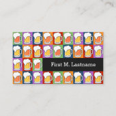 ビールポップアートのカスタムな名刺 名刺 (正面)