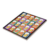 ビールポップアートのタイル タイル (側面)