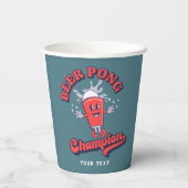 ビールポンおもしろいチャンピオン飲みゲーム 紙コップ (裏面)