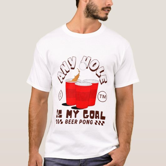 ビールポンゴール Tシャツ (正面)