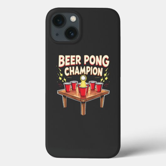 ビールポンチャンピオンピンポン飲料 Case-Mate iPhoneケース (裏面)
