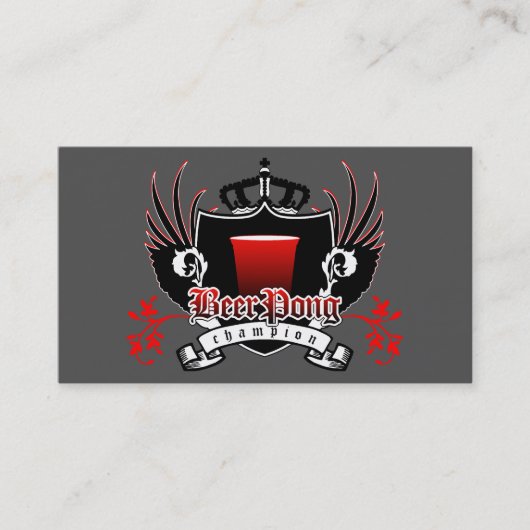 ビールポンチャンピオンロイヤリティカード ロイヤリティカード (正面)