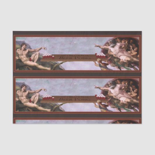 ビールポンティッシュペーパー 薄葉紙 (正面)