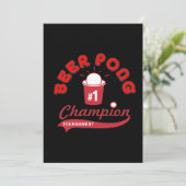 ビールポン大会(パーティー) 招待状 (スタンド正面)