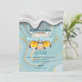 ビールポン招待状 招待状 (スタンド正面)