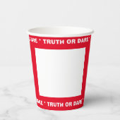 ビールポン真実または挑戦パーティーゲーム真実 紙コップ (裏面)