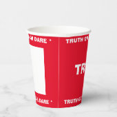 ビールポン真実または挑戦パーティーゲーム真実 紙コップ (右)
