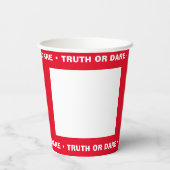 ビールポン真実または敢えてパーティーゲームDARE 紙コップ (裏面)