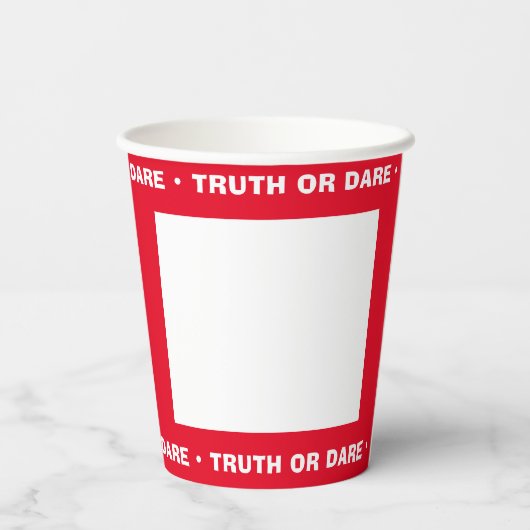 ビールポン真実または敢えてパーティーゲームDARE 紙コップ (裏面)