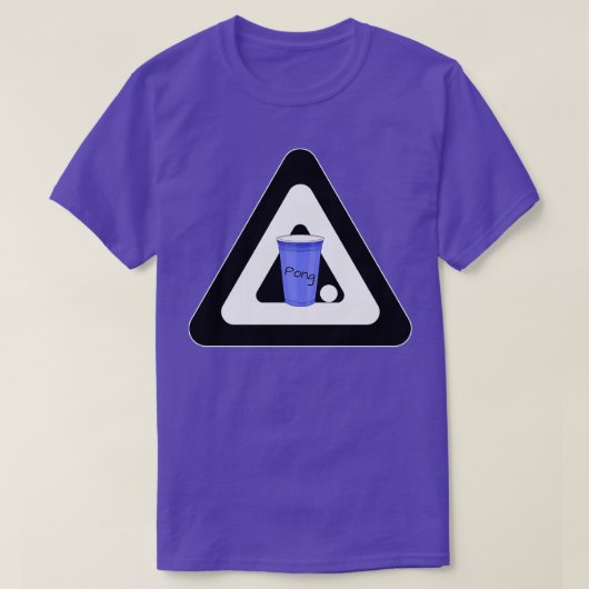 ビールポン1 Tシャツ (デザイン正面)