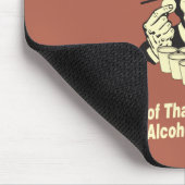 ビールポン：プルーフアルコール&スポーツミックス マウスパッド (コーナー)