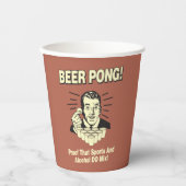 ビールポン：プルーフアルコール&スポーツミックス 紙コップ (正面)