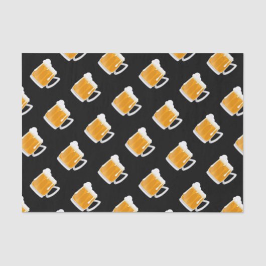 ビールマおもしろいグパーティーパターン 薄葉紙 (正面)