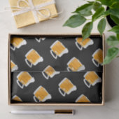 ビールマおもしろいグパーティーパターン 薄葉紙 (ギフト)