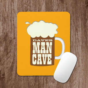 ビールマおもしろいグマンケーブ マウスパッド