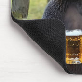 ビールマグでクマ マウスパッド (コーナー)